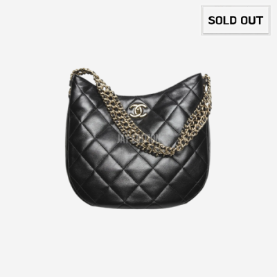 샤넬 골드볼 호보백