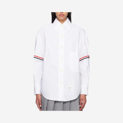 톰브라운 옥스포드 그로스그레인 암밴드 클래식 셔츠