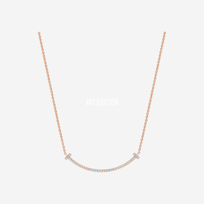 티파니 스마일 파베 펜던트 스몰