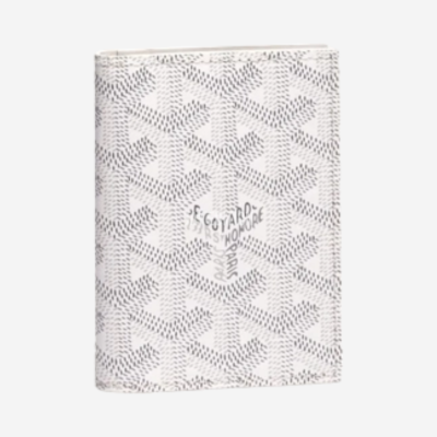 고야드 생 마크 카드 홀더 화이트