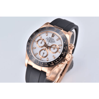 롤렉스 데이토나 화이트 다이얼 금통 러버밴드