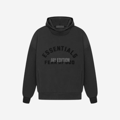 에센셜 더 블랙 컬렉션 후드티