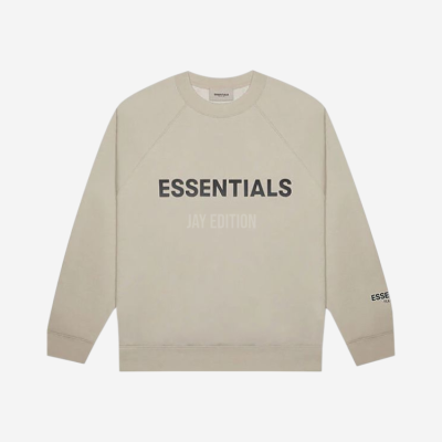 에센셜 실리콘 로고 맨투맨