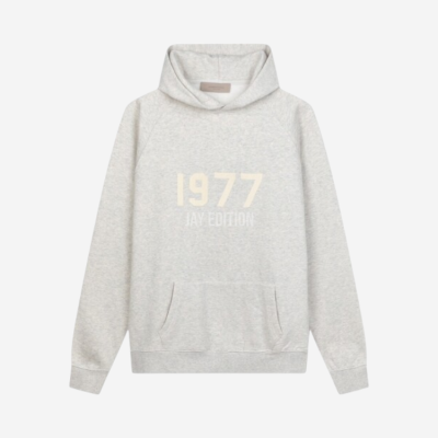 피어오브갓 에센셜 숫자 프린팅 기모 후드티