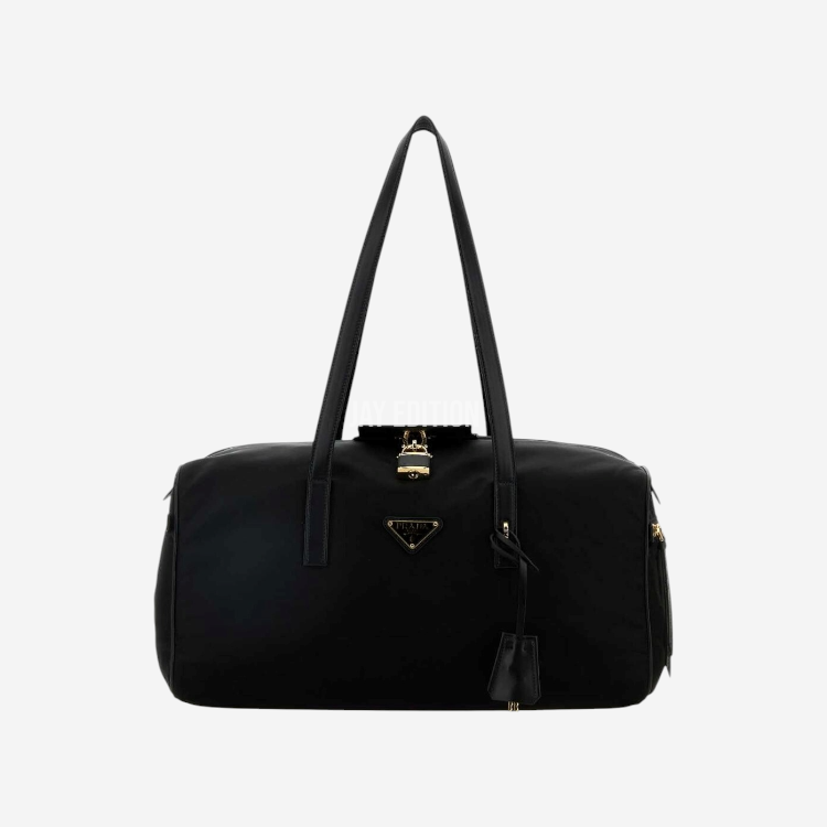 프라다 라지 캐사피티 나일론 쇼핑백