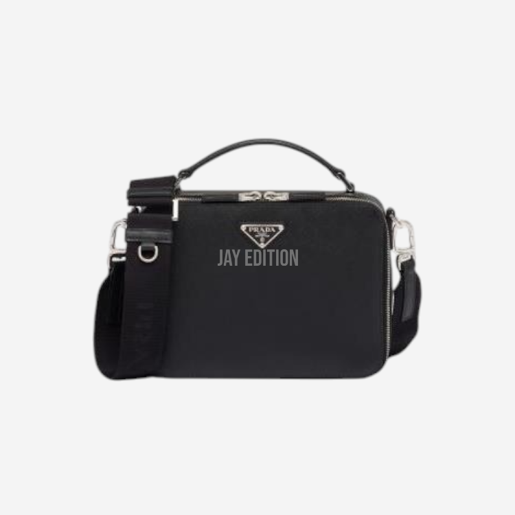 프라다 브리크 사피아노 레더 숄더백