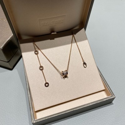 불가리 비제로원 미니 파베 네크리스 (문의)