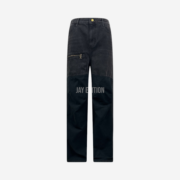루이비통 워크웨어 지퍼 포켓 데님팬츠