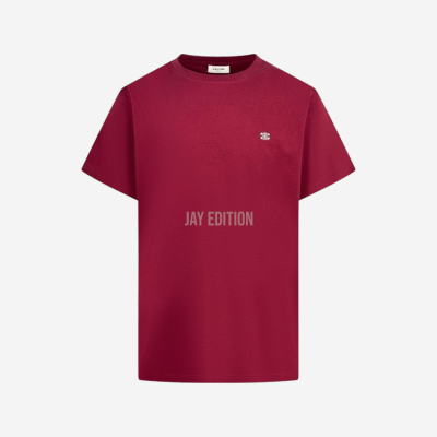 셀린느 트라이엄프 루즈 티셔츠 IN 코튼 저지