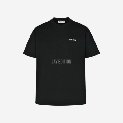 미우미우 24FW 로고 반팔티