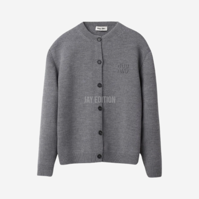 미우미우 울 니트 가디건