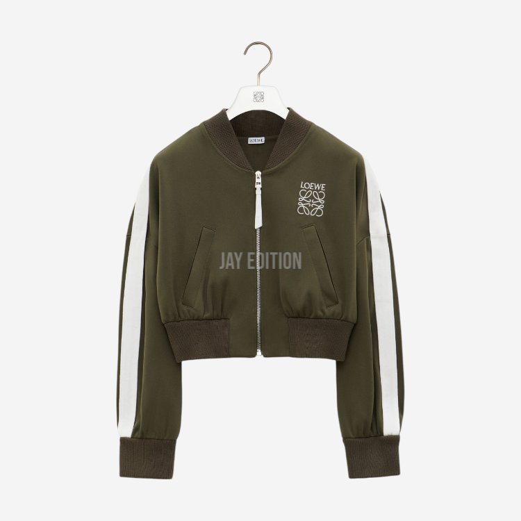 로에베 테크니컬 저지 봄버 자켓