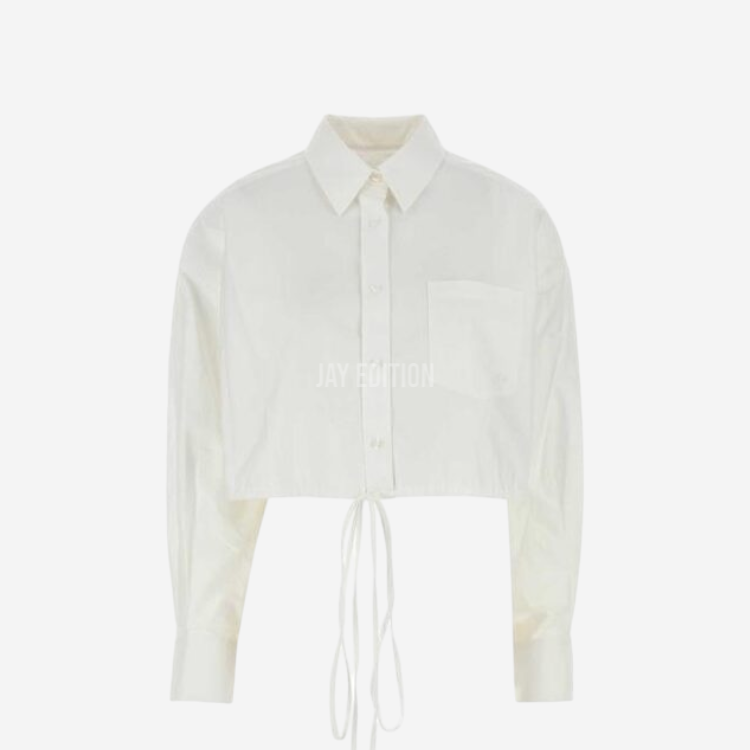 알렉산더 왕 옥스포드 크롭 셔츠