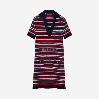 구찌 울 폴로 드레스