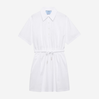 프라다 포플린 미니드레스