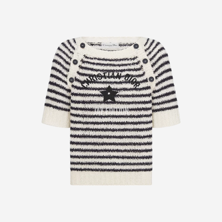 디올 마리니에르 반소매 스웨터