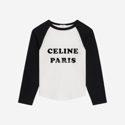 셀린느 파리 코튼 저지 티셔츠