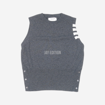 톰브라운 캐시미어 슬리브리스 베스트