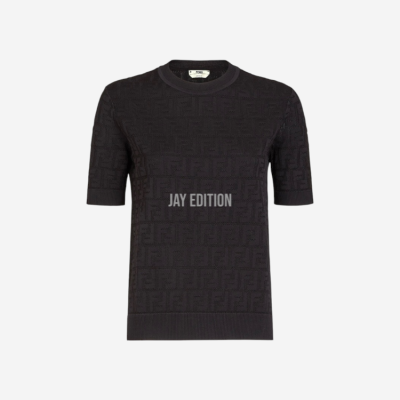 펜디 FF로고 비스코스 코튼 니트 반팔