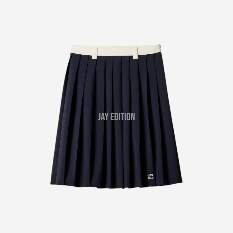 미우미우 키드 모헤어 스커트