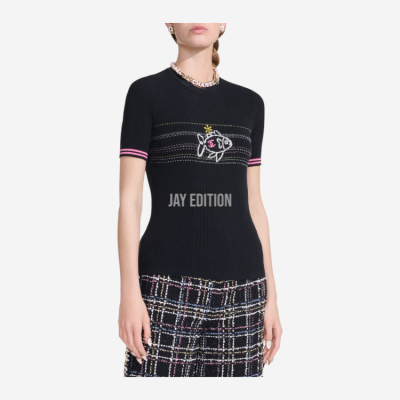 샤넬 25 크루즈 코튼 티셔츠