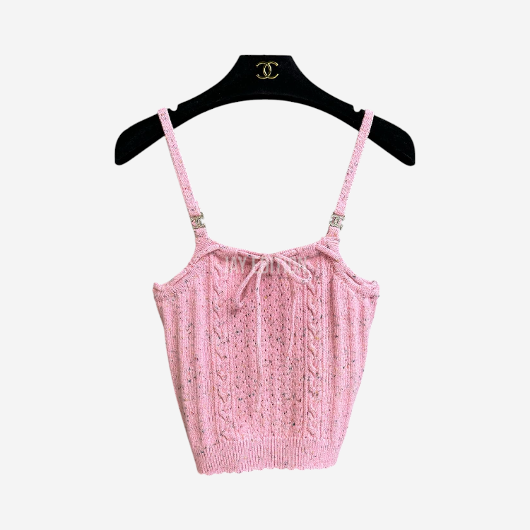 샤넬 25ss 니트 탑