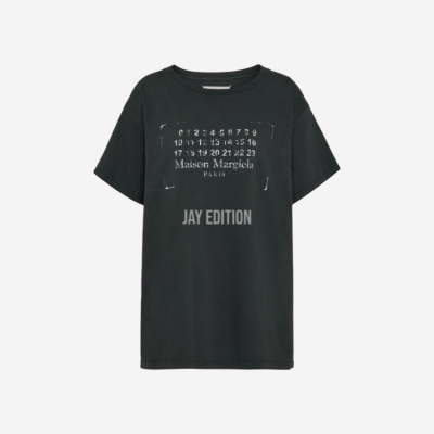 메종마르지엘라 넘버링 반팔 티셔츠