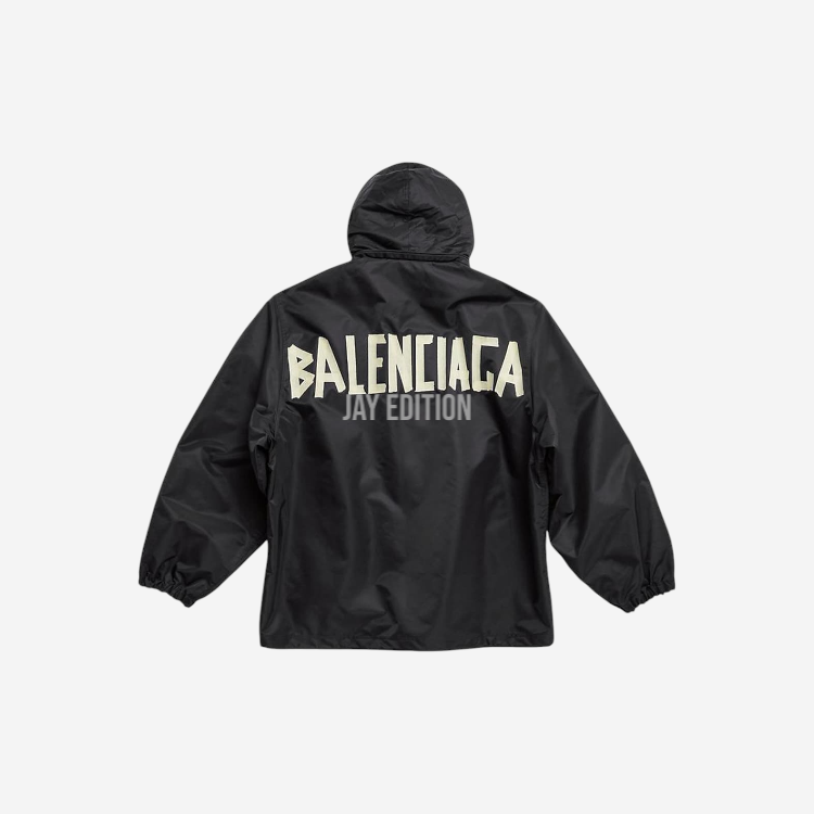 발렌시아가 백로고 테이프 윈드브레이커