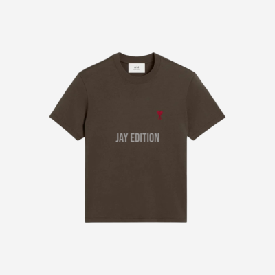 아미 스몰 하트 로고 티셔츠