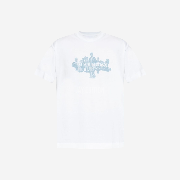 지방시 로고 반팔티