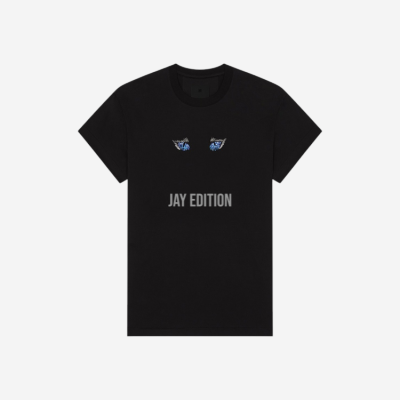 지방시 코튼 캣아이 자수 장식 티셔츠