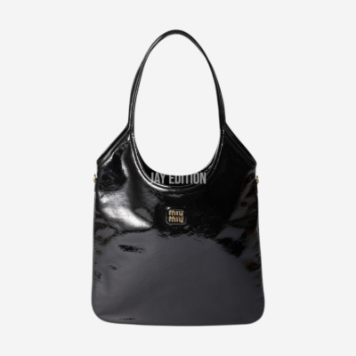 미우미우 나플락 페이턴트 아이비백