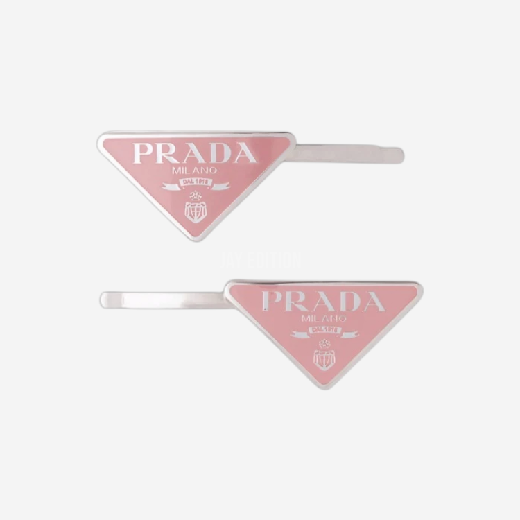 프라다 메탈 헤어 클립