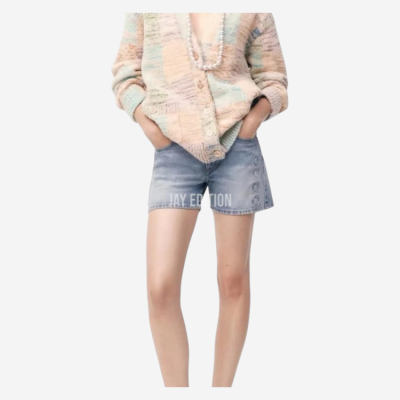 샤넬 코코 비치 데님 쇼츠