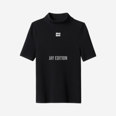 미우미우 비스코스 터틀넥 스웨터