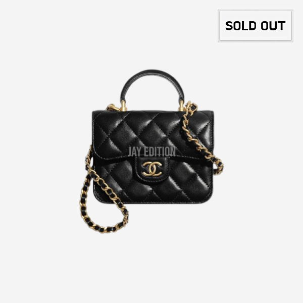 샤넬 탑핸들 미니 크로스백