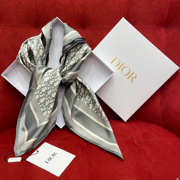 디올 트윈 오블리크 스카프